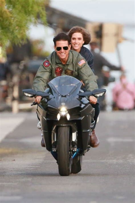 jennifer connelly riding|Jennifer Connelly Dishes on Riding a Motorcycle With Tom .